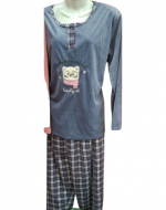 Pijama de Mujer Plush x 12 Unds.Talla :  M - L - XL - XXL