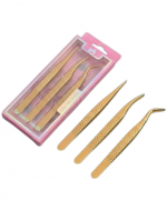 3 Set de Pinza para Pestañas (1 Set Trae 3 PCS)
