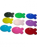 Placa Pez Colores Surtidos x 24 Unds.