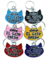 Placa Gato Gordo Colores Surtidos x 24 Unds.