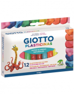 4 Set Plasticinas Natural 12 Barras De Colores Giotto