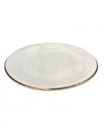Plato ceramica de Loza x 12 Unds. Medida: 15 x 15 cm