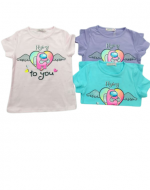 Polera de Niña Colores Surtidos x 15 Unds.Talla: 4 - 6 - 8 - 10 - 12