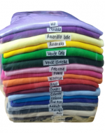 Polera de Algodón Unisex  (Elegir Color) x 12  Unds. Talla: S a XL.