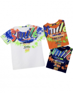 Polera de Niño Smile Colores Surtidos x 15 Unds. Talla: 8 a 16 años