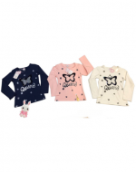 Polera Manga Larga para Niñas x 15 Unds. Tallas: 4 - 6 - 8 - 10 - 12