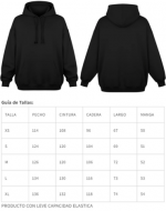 Polerón Canguro Oversize Unisex (Elegir Talla) x 12 Unds. Talla: S a XL