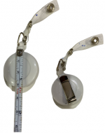 Porta Credencial Yoyo Color Blanco x 100 Unds. Medida: 3 cm aprox.