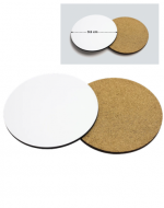 Posavasos Redondo MDF Sublimación Color Único x 24 Unds. Medida: 9.5 cm aprox.