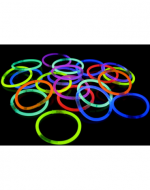 Pulsera Fluor Colores Surtidos x 100 Unds.