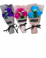 Ramo de Rosas Artificiales Colores Surtidos x 6 Unds.Medida: 25 x 12 cm aprox