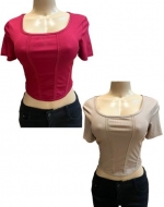 Polera de Dama Colores Surtidos x 12 Unds. Talla: Estándar