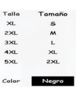 Parka de Hombre sin Gorro Color Negro x 24 Unds. Tallas: XL (S) - 2XL (M) - 3XL (L) - 4XL (XL) - 5XL (2XL)
