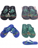 Chalas Hawaianas de Hombre Colores Surtidos x 48 Pares. Talla: 40/41 - 42/43 - 44/45.