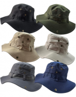 Sombrero Safari Colores Surtidos x 12 Unds. Medida: Estándar
