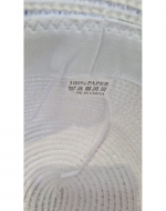 Sombrero de Verano Color Blanco x 12 Unds.