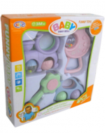 4 Set de Sonajero Colores Surtidos (1 Set Trae:4 PCS)