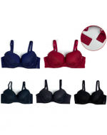 Sostén Copa F Colores Surtidos x 12 Unds. Talla: 46 - 52