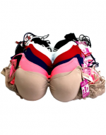 Sostén Liso Copa B Colores Surtidos x 12 Unds. Talla: 36 - 38 - 40 - 42