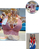 Bralette de Dama Colores Surtidos x 12 Unds. Talla: Estandar