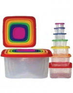 6 Set de Táper Plásticos (1 Set Trae: 7 PCS )