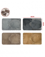 4 Set Juego de Alfombra para Baño. Medidas: 80 × 50 cm aprox.