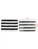 Tapete para Baño Decorativo Rayas Peludo x 12 Unds. Medidas: 38 × 58 cm aprox.