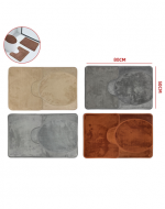 12 Set Juego de Alfombras para Baño. Medidas: 80 × 50 cm aprox.