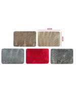 Tapete Textura Peluda Decorativo x 12 Unds. Medidas: 60 × 40 cm aprox.