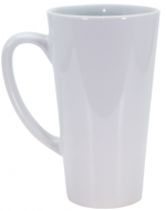 Tazón Cónico para Sublimar Color Blanco x 12 Unds. Medida: 15 cm aprox.