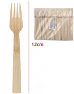 24 Set de Tenedor de Madera (1Set Trae 100 PCS) Medida: 12 cm aprox.