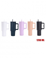 Termo para Auto con Bombilla y Asa x 4 Unds. Capacidad : 1200 ML