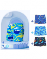 Traje de Baño Tipo Boxer Modelos Surtidos x 12 Unds. Tallas: 4/6 - 8/10 - 12/14