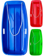 Trineo Plástico Colores Surtidos x 4 Unds. Medida: 64.5 x 36 cm aprox.