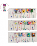 6 Set de Clips Decorativos (1 Set Trae: 6 PCS) Medida: 5 cm aprox.
