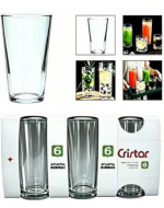 4 Set Vasos de Vidrio Lisos (1 Set Trae 6 PCS) Medida: 258 cc aprox.