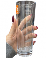 Vasos de Vidrio Transparente x 48 Unds. Medida: 260 ml aprox.