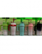Vaso Termico tipo Stanley Colores Surtidos x 5 Unds. Medida:1.2 Litro