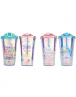 Vaso con Frases Modelos Surtidos x 12 Unds. Medida: 450 ml aprox.