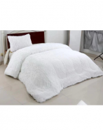 Cubrecama Peludito 2.5 Plazas + 2 Funda x 3 Unds.