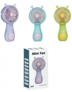 Ventilador de Mano Colores Surtidos x 4 Unds.