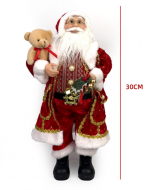 Viejo Pascuero Navideño x 6 Unds. Medidas: 30 cm aprox.
