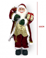 Viejo Pascuero Decorativo Navideño x 3 Unds. Medidas: 60 cm aprox.
