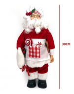 Viejo Pascuero Decorativo Chef Navideño x 6 Unds. Medidas: 30 cm aprox.