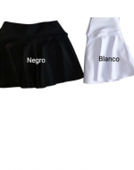 Falda Short Suplex con Bolsillo Interior Dos Colores  x4 Unds.Tallas: M - L
