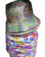 Gorro Pescador para Mujer con Diseño x 12 Unds. Medida: 58 cm Aprox.