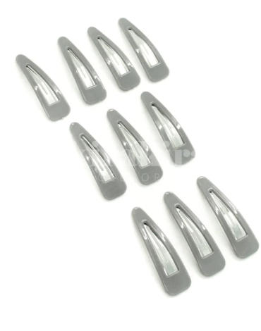 12 Set de Pinche Tictac Acrílico. Medidas: 6 cm aprox (1 Set Trae 10 Unds)