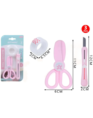 6 Set de Herramientas de Corte (1 Set Trae 3 PCS) Medida: 13.5 cm aprox