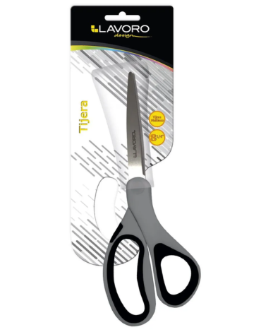 Tijera Multiuso 8 1/4" Lavoro x 6 Unds. Medidas: 13 cm aprox