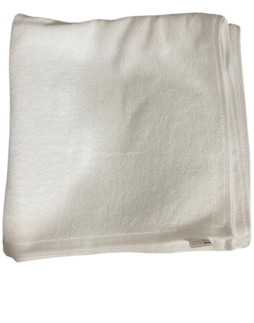 Toalla de Algodón Color Blanco 500 Gramo  x 12 Unds. Medida: 70 x 140 cm aprox